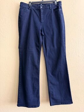 Liz Claiborne Navy Straight-Leg Women's Jeans